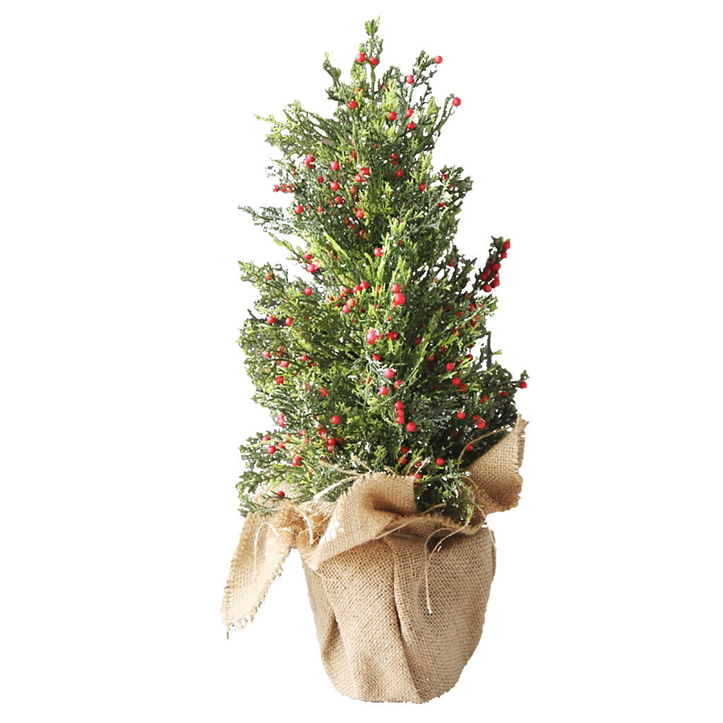 Follure christmas decorations clearance Artificial Tabletop Mini