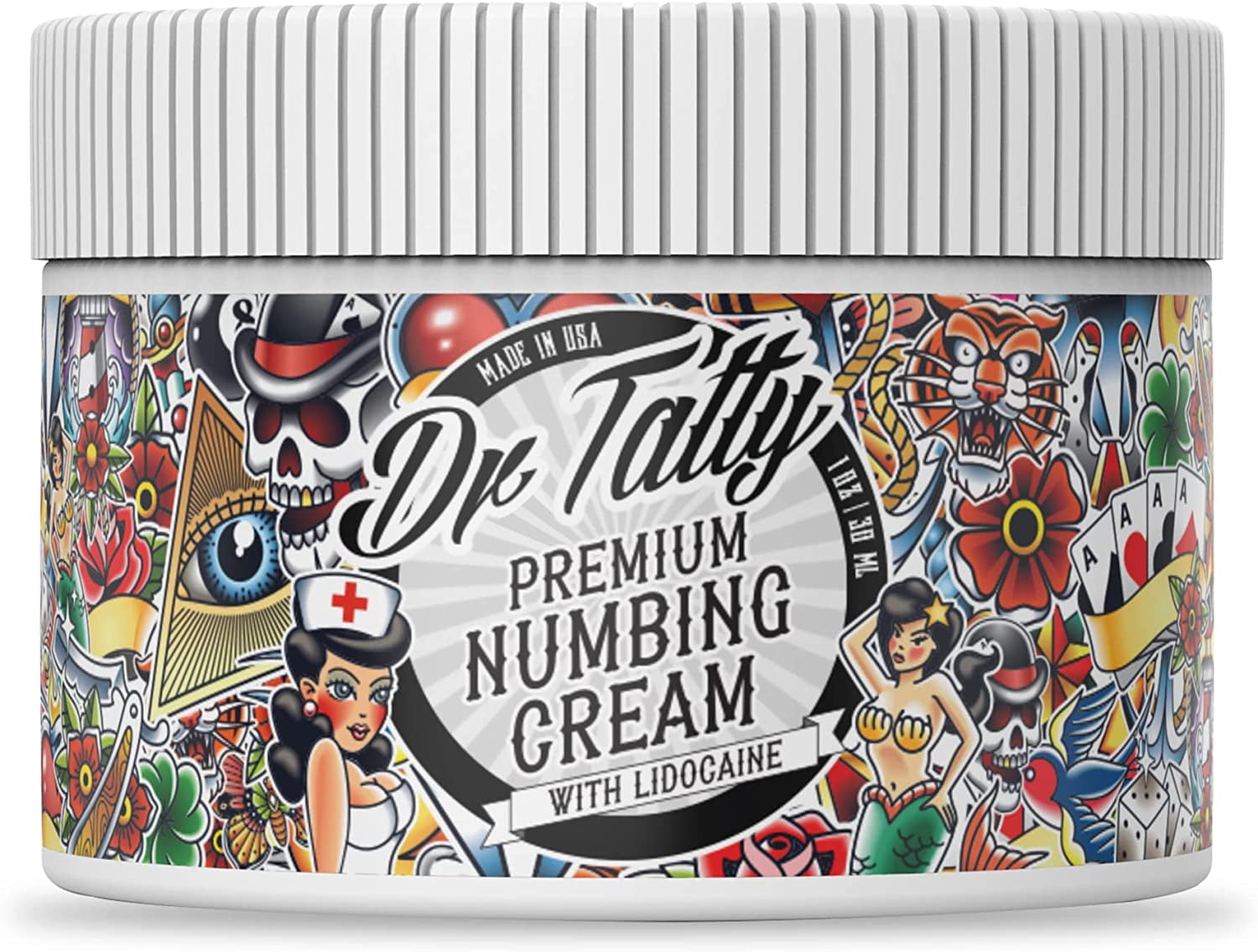 Dr. Tatty Numbing Cream Topical Anesthetic for Tattoos, Waxing