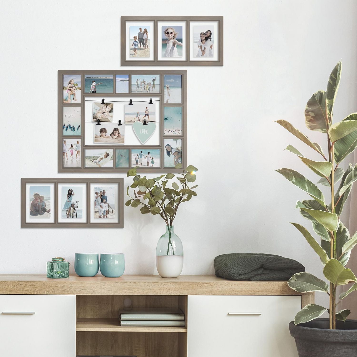 Cadre à collage de trois pièces