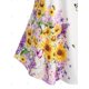 thumbnail image 4 of Talla grande de girasol de la mariposa de la mariposa de la mariposa correas de la parte superior del panel de encaje Rosegal Camisetas sin mangas de talla grande, 4 of 5