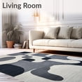 thumbnail image 2 of ODIKA 9'x12' Machine Washable Non-Slip Area Rug, Deep Grey Bath Modern Abstract for Bathrooms High Traffic Rug, Gray, 104270, 2 of 7