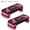 2PCS Pink, variant on SONGMY Gray 31'' Fitness Aerobic Step Platform, Adjustable Exercise Stepper with 4 Risers (4/6/8 Inch Height), Workout Stepper for Home Gym