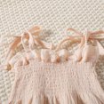 thumbnail image 5 of TOWED22 Girls Baby Adorable 2 Piece Summer Clothes Tank Top Sleeveless Tee and Shorts Sweet Sets Lovely(Beige,4-5 Y), 5 of 7