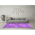thumbnail image 3 of Ahgly Company Indoor Rectangle Persian Purple Traditional Area Rugs, 8' x 10', 3 of 4