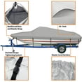 thumbnail image 2 of iCOVER Trailerable Boat Cover, 600D Waterproof Heavy Duty Marine Grade Canvas 20ft-23ft Long and 100" Wide, 2 of 5