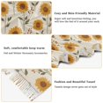 thumbnail image 5 of FORMRS Womens Scarf Winter Soft Long Big Warm Shawls Wrap Tassel Scarves, Beige Sunflower Pattern, 5 of 9