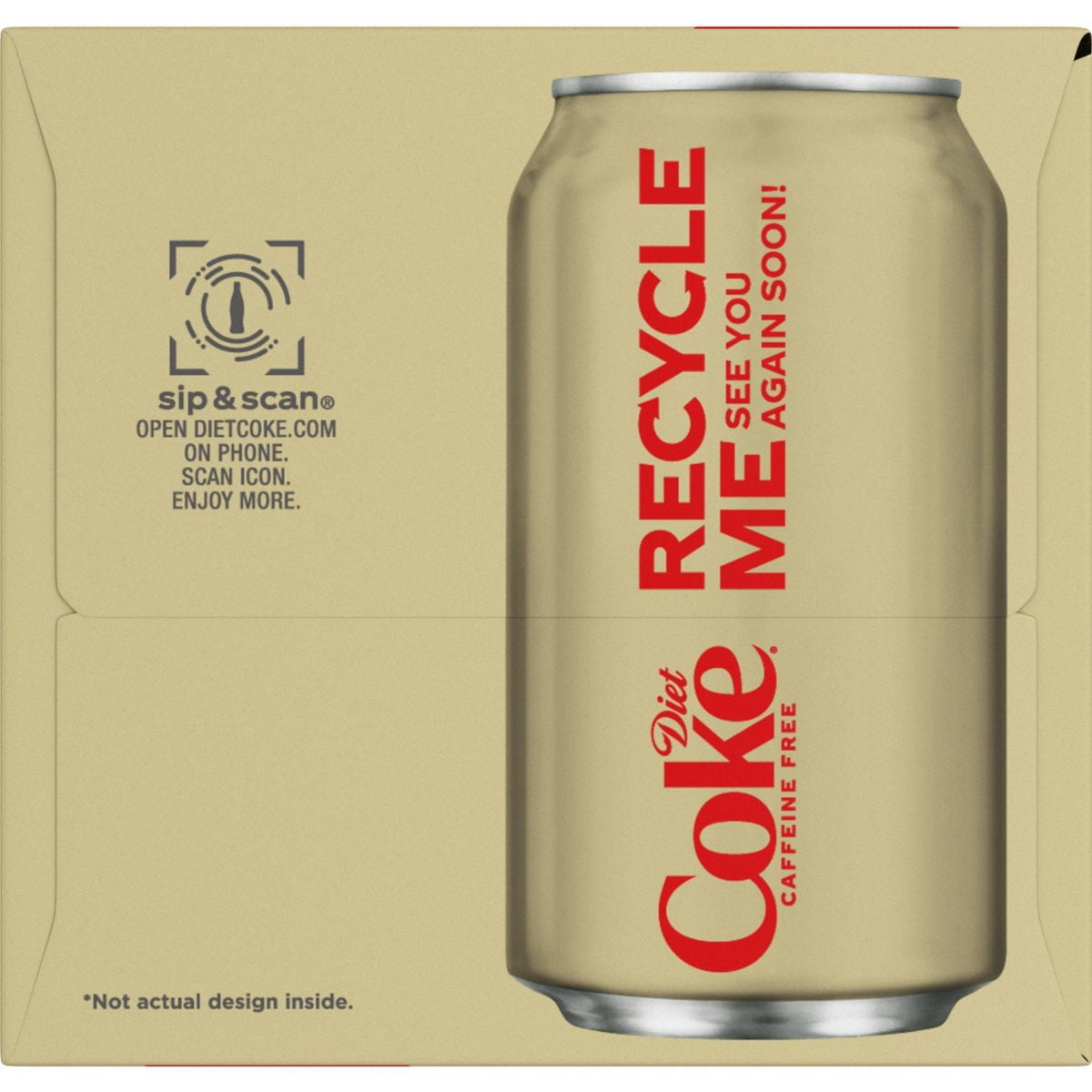 2X - Diet Coke Caffeine Free Soda - 12pk/12 fl oz Cans