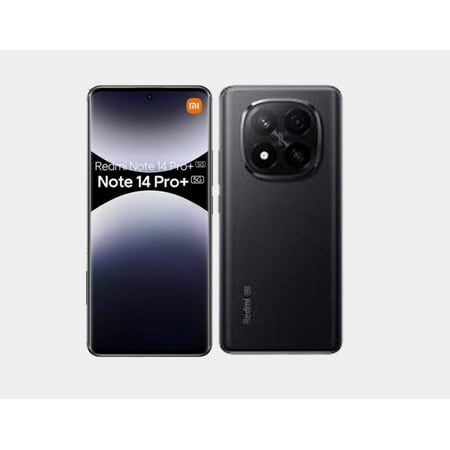 Redmi Note 14 Pro Plus 5G 512GB ROM 12GB RAM Dual SIM GSM Unlocked - Midnight Black
