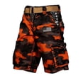thumbnail image 2 of Us 250th Anniversary Cargo Shorts with American Flag Patch Independence Day Shorts for Men Navy and Relaxed Fit Camouflage L, 2 of 3