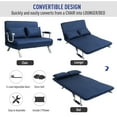 Convertible Sofa Bed Sleeper Chair, 5 Position Adjustable