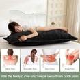 thumbnail image 2 of Body Pillow for Adults, Thickened Memory Foam Long Bed Pillow, Breathable Full Body Pillow with Removable Pillow Cover (20x54 Inch), 2 of 14