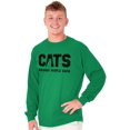 thumbnail image 5 of Cats Because People Suck Funny Cool Long Sleeve TShirt Men Women Brisco Brands 3X, 5 of 6