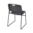 thumbnail image 5 of 84" x 24" Kobe Mobile Training Table- Beige & 3 Zeng Stack Chairs- Black, 5 of 5
