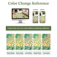 thumbnail image 4 of NEWLAKE Green Floral Area Rug, 8' Round, Machine Washable Rug, Non-Slip Backing, 4 of 6
