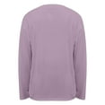 thumbnail image 5 of T-Shirt à Manches Longues Surdimensionné Décontracté Basique Col Rond pour Usage Quotidien, 5 of 5