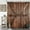 Brown, variant on Rustic Barn Door Shower Curtain Set for Bathroom, Farmhouse Western Bathroom Decor Curtains, Vintage Countryside Brown Wood Board Waterproof Fabric Bath Decor with Hooks, 70 x70 inch