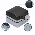 thumbnail image 3 of Outdoor Wall Socket With Usb Socket For Outdoor Use, Ip66 Waterproof Socket, Garden Socket, Surface Mounting, Wet Room Protection Contact, Outdoor Wit, 3 of 5