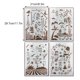 thumbnail image 4 of Bewildely Plantilla de pintura para niños, adorno hueco, plantilla de estampado decorativa, elementos, plantillas de grabado para álbum de Decoración del hogar El verano, 4 of 6