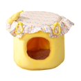 thumbnail image 2 of Accesorios para de pájaros de hamaca colgante de nido de pájaros, lecho de pájaros de nido de loro cómodos para animales pequeños periquitos Amarillo, 2 of 8
