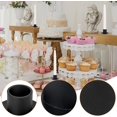 thumbnail image 4 of Juego de 4 portavelas negros para velas de varilla, portavelas retro, boda, comida, decoración del hogar, 4 of 5