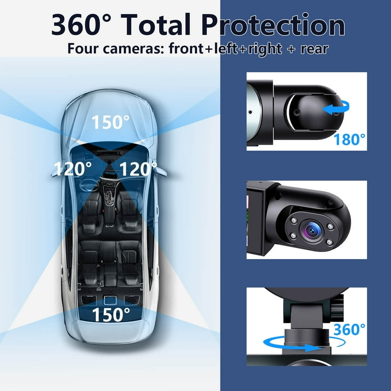 VeroCity 三PLUS 2ch+3ch VeroCity 三PLUS 2ch+3ch Amazon.com: 3 Channel 2K Dash Cam, Dash