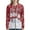 White and Red-Snowman Snowflake, variant on DISNIMO Dragon Pumpkin Printed Hoodies for Women Zip Up Ladies Hooded Tops Long Sleeve Sport Sweatshirt with Pockets, XS