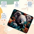 thumbnail image 3 of Koala Square 8.3x9.8 Inch Non-Slip Rubber Bottom Printed Desk Mat Gaming Mouse Pad Mousepad Suitable for Office and Gaming, 3 of 6