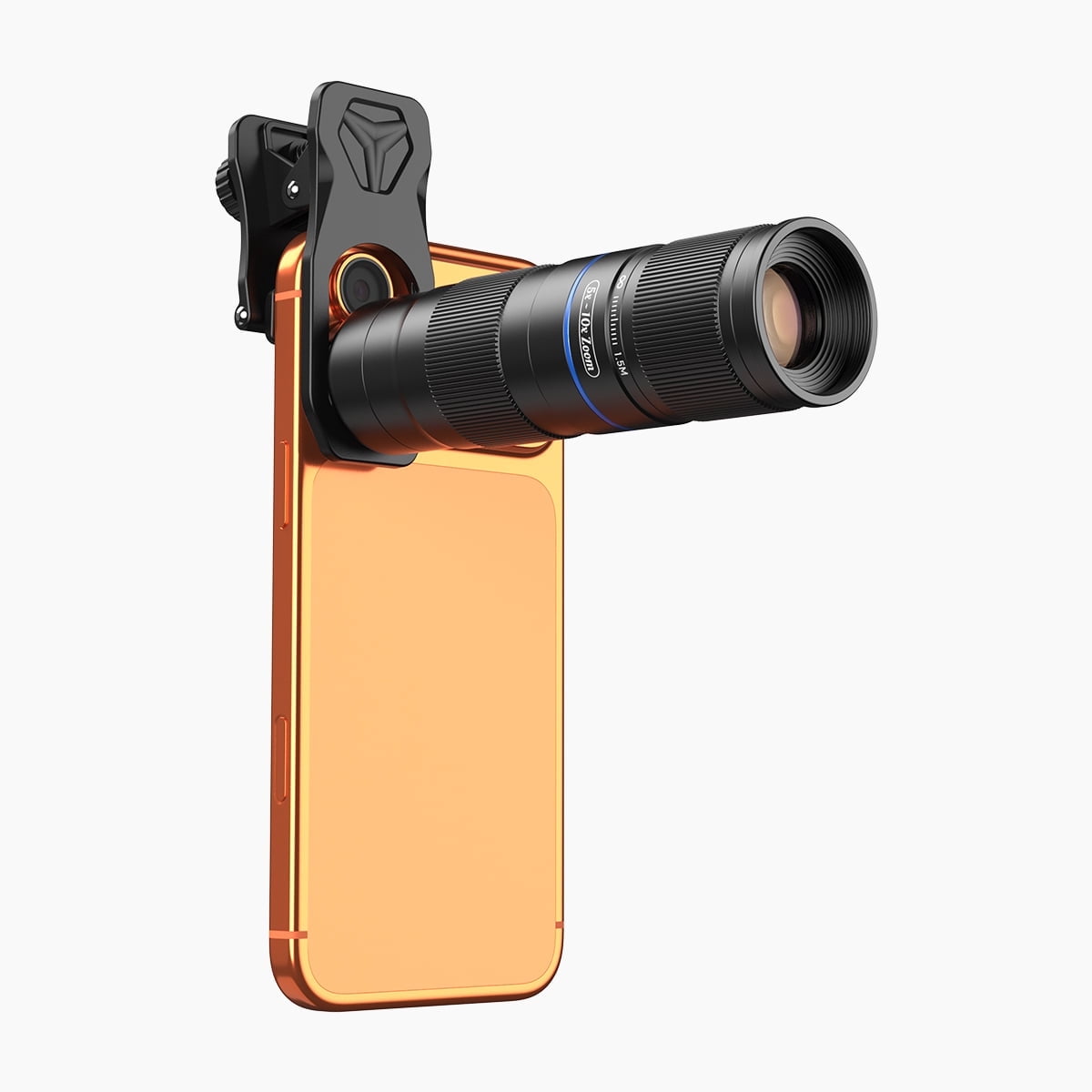 APEXEL TeleZoom 5–10X Zoom Telephoto Lens for iPhone, Compatible with Samsung & Almost All Smartphones, Pro Photography for Travel, Concert, Exploration