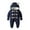 #0181-Dark Blue, variant on Favoffer Baby Girls Boys Thick Jumpsuit Snowsuit Newborn Winter Clothes Romper Infant Hooded Fleece Coat Jacket Outwear for Daily Wear, Home, Photoshoots, Holiday Gatherings 3M-2Y