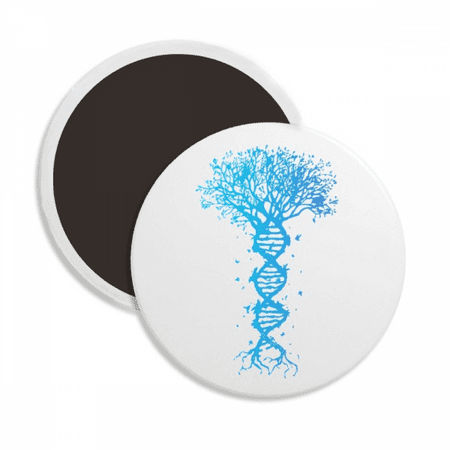

Tree Root Gene Spiral Art Deco Fashion Round Ceracs Fridge Magnet Keepsake Decoration