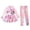 Pink1, variant on lnmuld Girls 2 Piece Long Sleeve Rash Guard Set with Matching Swim Shorts Youth Toddler Color:Pink1,Size:11-12 Years