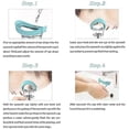 thumbnail image 4 of 2pcs Eye Wash Cup, Eye Wash Cleaner Kit Manual Air Pressure Eye Cleaning Cup Tool Eye Rinse,silicone Eye Bath Cup, 4 of 5