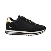 Lacoste L-Spin 0922 3 SMA Textile Men's Shoes Black-Gold 7-43sma0094-1v7