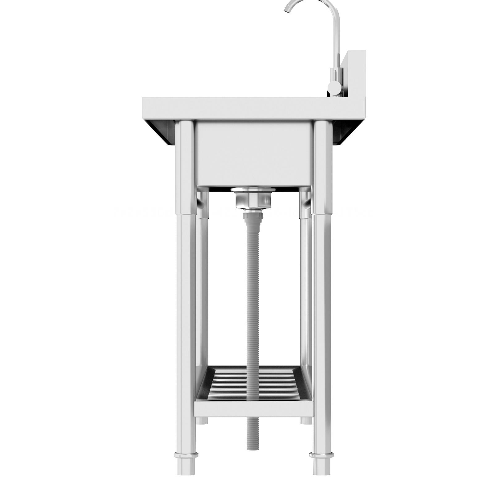 Utility Sink, Commercial Sink, Stainless Steel Sink, Freestanding Sink, Single Bowl Sink, Garage Sink, Kitchen Sink, Laundry Sink, Workshop Sink, Heavy Duty Sink, Rustproof Sink