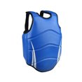 thumbnail image 2 of Gilet de Boxe Protection du Corps Équipement de Protection de Longue Durée Utile Réglable Pectoral Formation Uniforme Protection Antichoc Pratique Bleu, 2 of 9