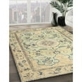 thumbnail image 2 of Ahgly Company Indoor Rectangle Traditional Brown Gold Medallion Area Rugs, 8' x 10', 2 of 6