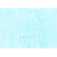 thumbnail image 1 of Ahgly Company Indoor Rectangle Solid Light Blue Modern Area Rugs, 5' x 8', 1 of 4