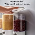 thumbnail image 5 of KARLSITEK 1L Wall Mounted Rice Storage Tank,Dry Food Dispenser,Snack Canister Food Storage Organizer, 5 of 6