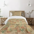thumbnail image 3 of Ambesonne Geometric Quilted Bedspread Set 2 Pcs, Retro Cube Pattern, Twin Size, Multicolor, 3 of 6