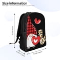 thumbnail image 4 of Fotbe Love Gnomes Mochila de Viaje para Laptop, Mochila Ejecutiva Delgada y Resistente 15.6", 4 of 8