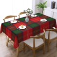 thumbnail image 2 of Rectangle Table Cloth, Chisholm Tartan red Green Plaid Resistant Washable Tablecloth Decorative Table Cover for Dining, Indoor and Outdoor, 2 of 6
