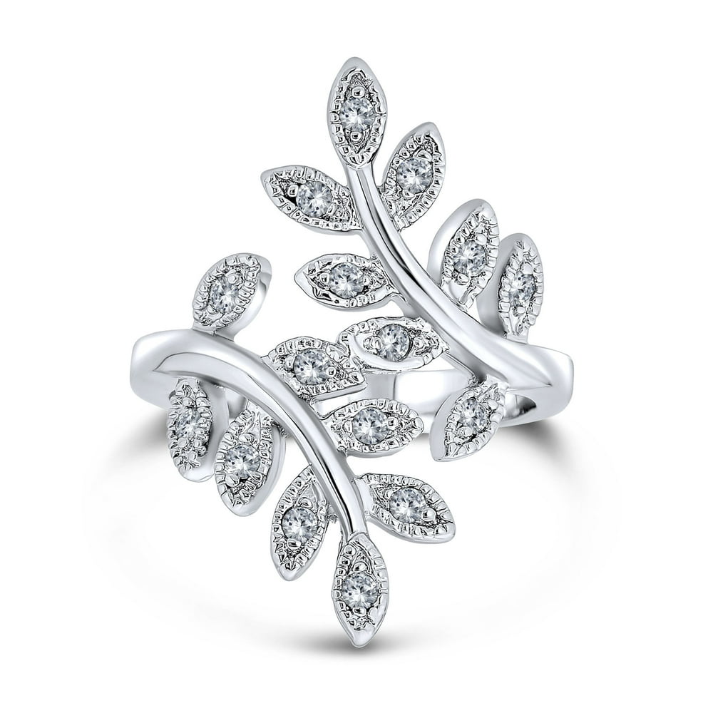 Bling Jewelry - Nature Ivy Vine Leaf Fashion Statement Ring for Women ...