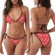 thumbnail image 3 of Disketp Cartoon Rooster para Bañador de Dos Piezas para Mujer, Bikini Sexy Halter String, Conjunto de Bikini en Triángulo, 3 of 6