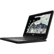 Restored Dell 2-in-1 3100 Touchscreen Chromebook | 11.6-Inch 32GB Storage | 2027 Latest ChromeOs | Bundled With: Professional Carrying Case | 32GB Portable Expandable USB Storage