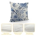 thumbnail image 4 of ARISTURING Chinoiserie Pillow Covers  Blue and White Outdoor Pillows Blue Birds Flowers Throw Pillow Covers Square Cushion Cover Decor for Bedroom Couch Bed Living Room Sofa Chair, 4 of 5