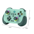 thumbnail image 2 of Controlador inalámbrico RGB Gamepad programable Compatible con Bluetooth para interruptor PS4, 2 of 7