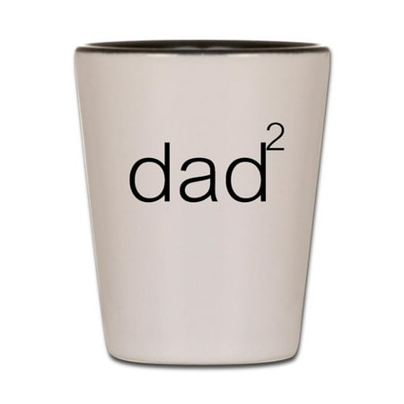 

CafePress - Dad Times 2 - White/Black Shot Glass Unique and Funny Shot Glass