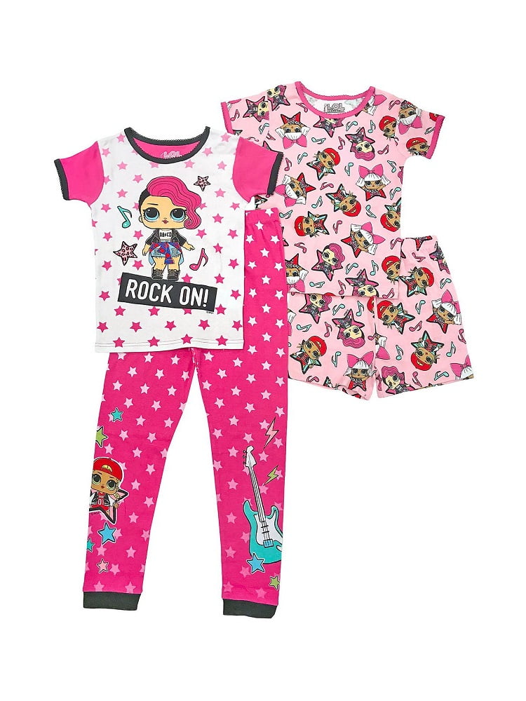 AME AME Girls Size 10 LOL Surprise 2Cotton Pajama Sets, Pink/Multi