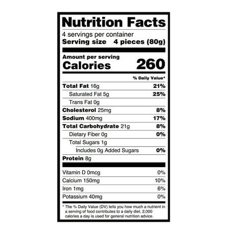 Great Value Canadian Inspired Crispy Poutine Bites, 11.3 oz