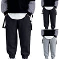 thumbnail image 5 of HIPYLO Sweat Pants That Look Like Jeans Red Pants for Boys Joggers Pants Size 10 12 14/16 Boys Pants Workout Clothes 18month Boy Clothes 6 Month Old, Black 6-7 Years, 5 of 5